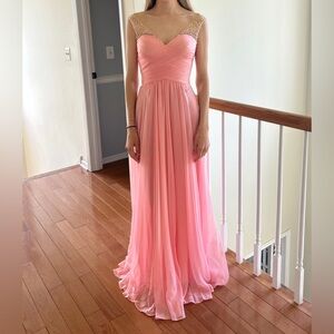 Pink prom dress